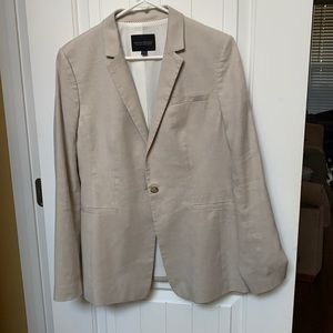 Beautiful Banana Republic linen lined blazer